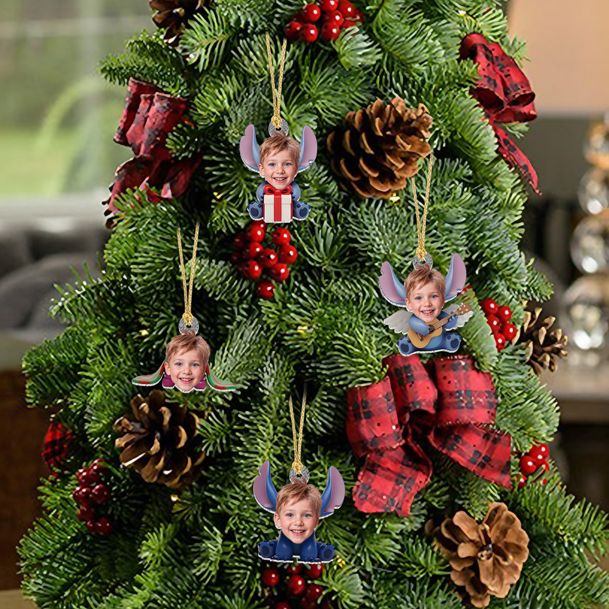 Ohana Means Family - Personalized Ohana Advent Calendar With Ornaments