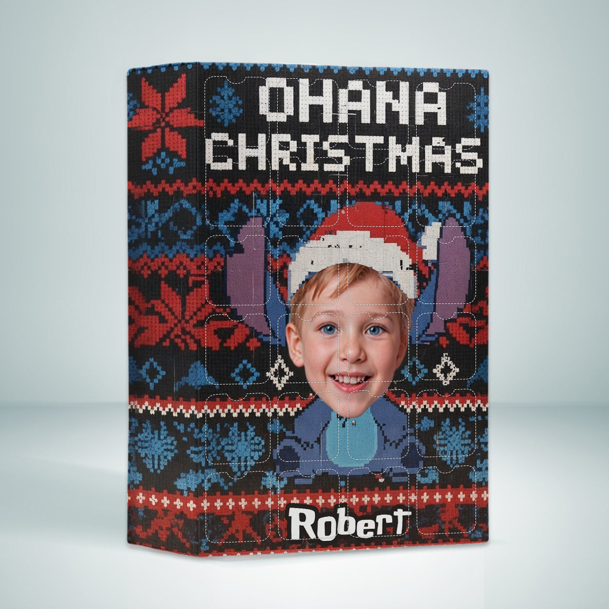 Ohana Means Family - Personalized Ohana Advent Calendar With Ornaments