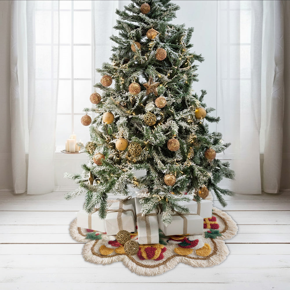 Merry Christmas - Personalized Mouse Shaped Tree Skirt