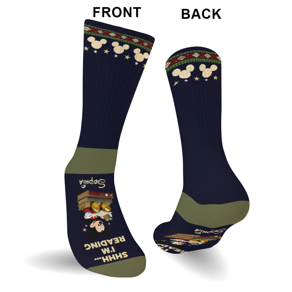 I'm Reading - Personalized Mouse Socks