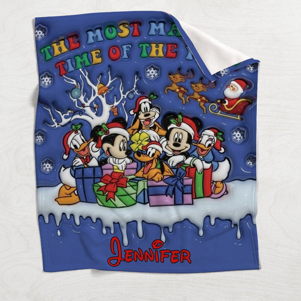 Magical Time - Personalized Mouse Blanket