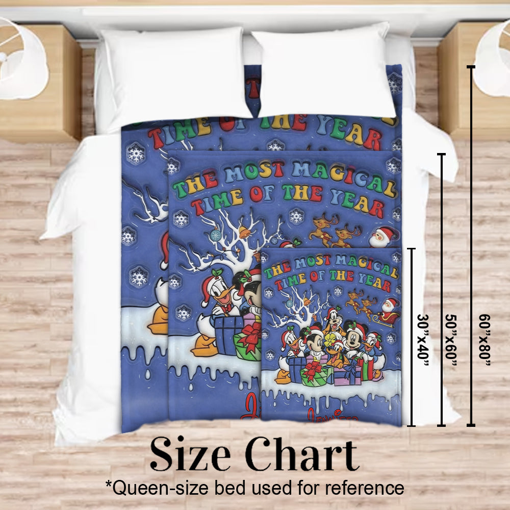 Magical Time - Personalized Mouse Blanket
