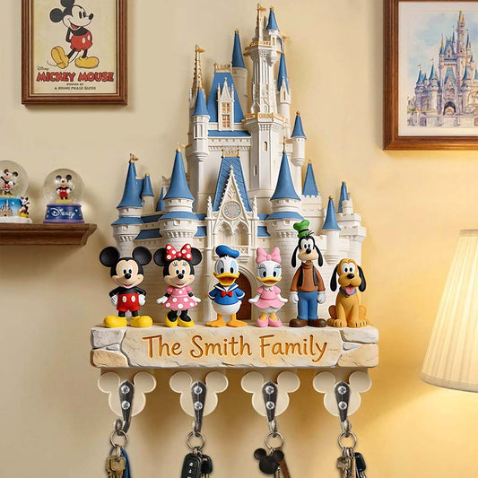 Magical Time - Personalized Mouse Custom Shaped Hanging Rack