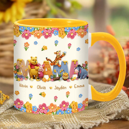 Mama Bear - Personalized Mouse Accent Mug