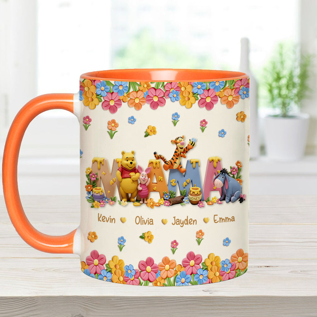 Mama Bear - Personalized Mouse Accent Mug