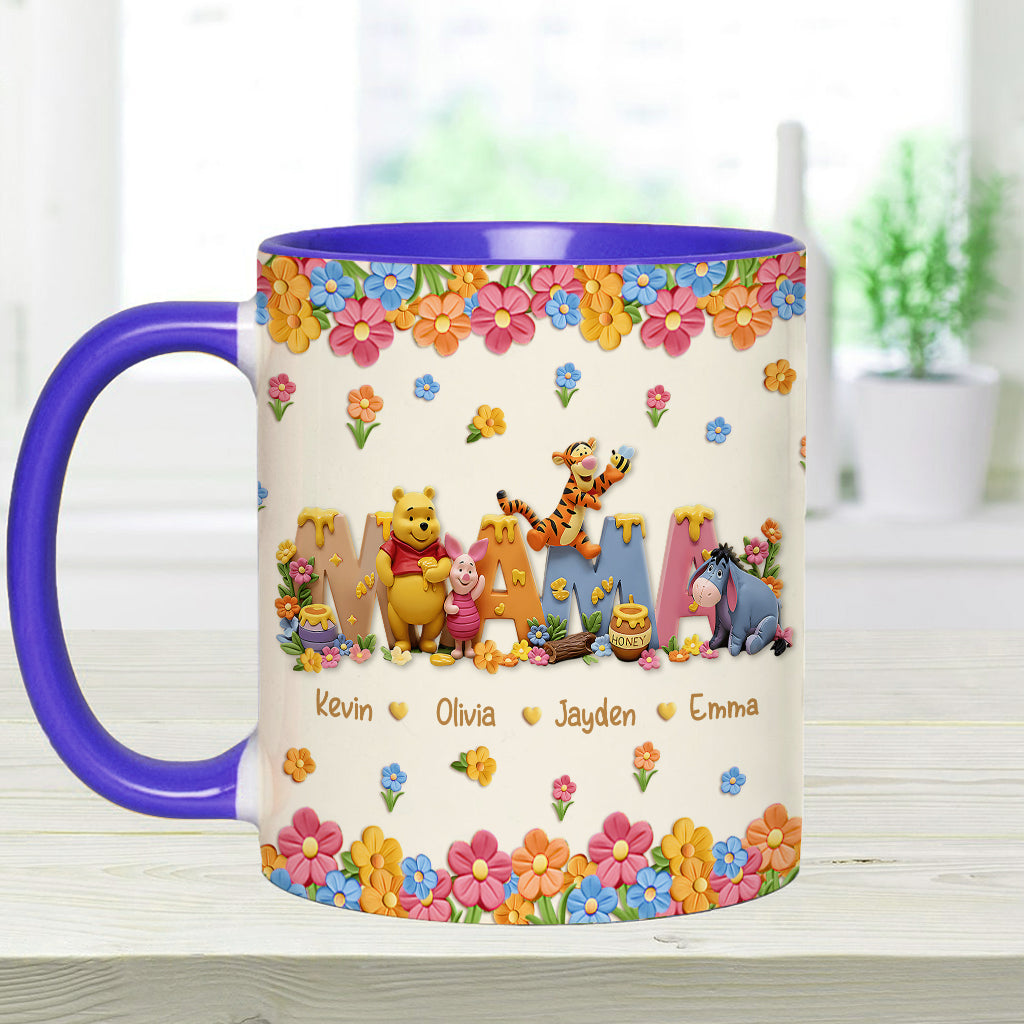 Mama Bear - Personalized Mouse Accent Mug