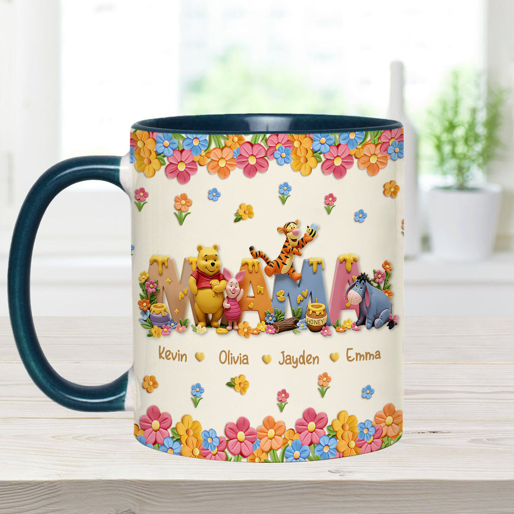 Mama Bear - Personalized Mouse Accent Mug