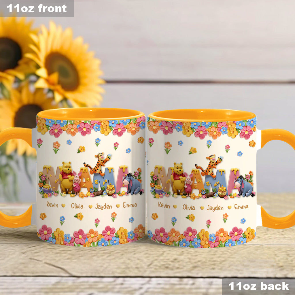 Mama Bear - Personalized Mouse Accent Mug