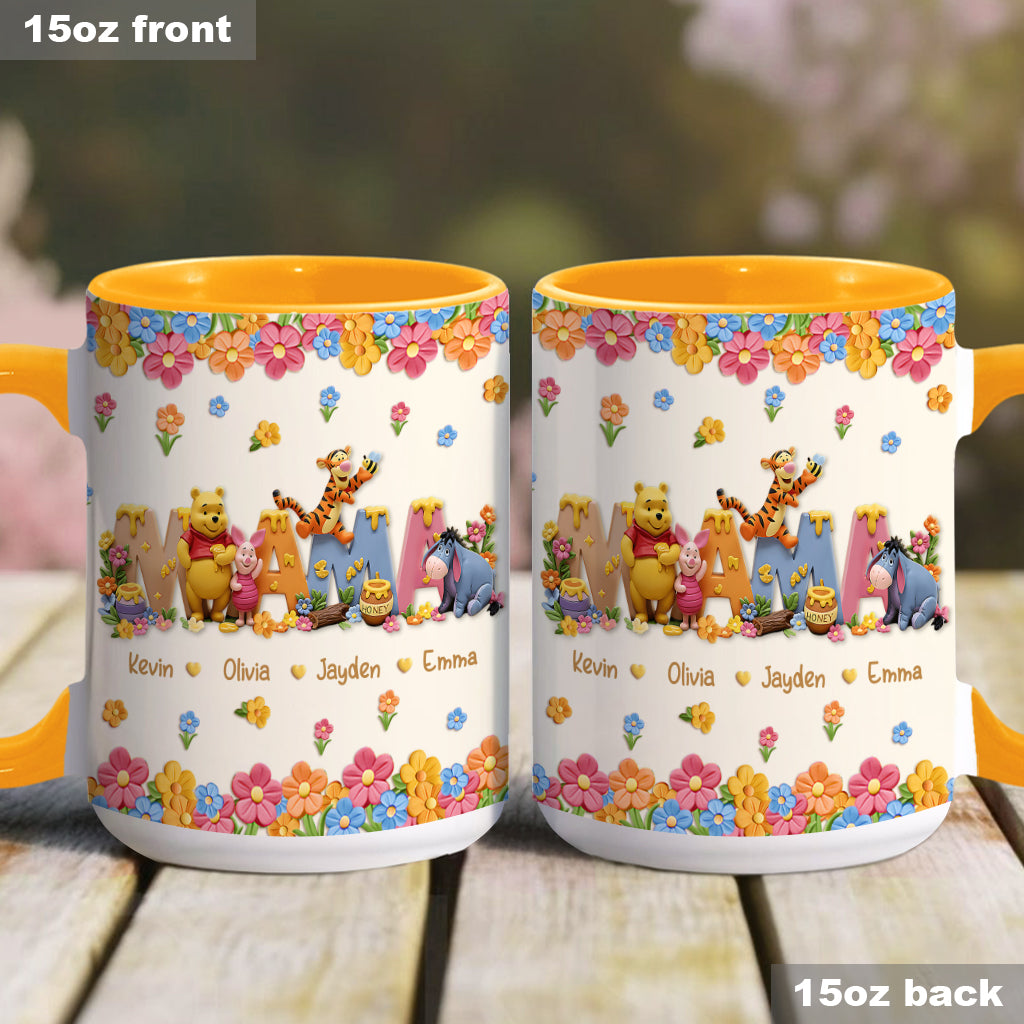 Mama Bear - Personalized Mouse Accent Mug