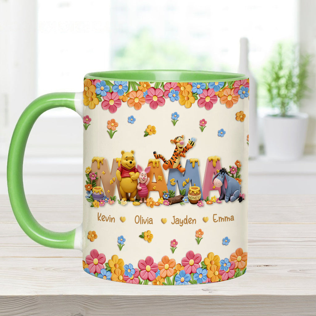 Mama Bear - Personalized Mouse Accent Mug