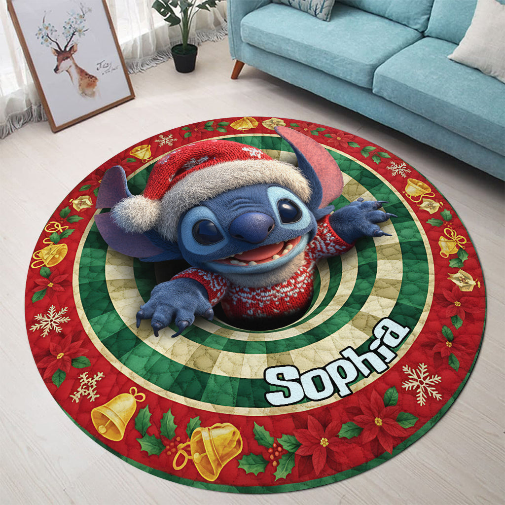 Ohana Means Family - Personalized Ohana Round Rug