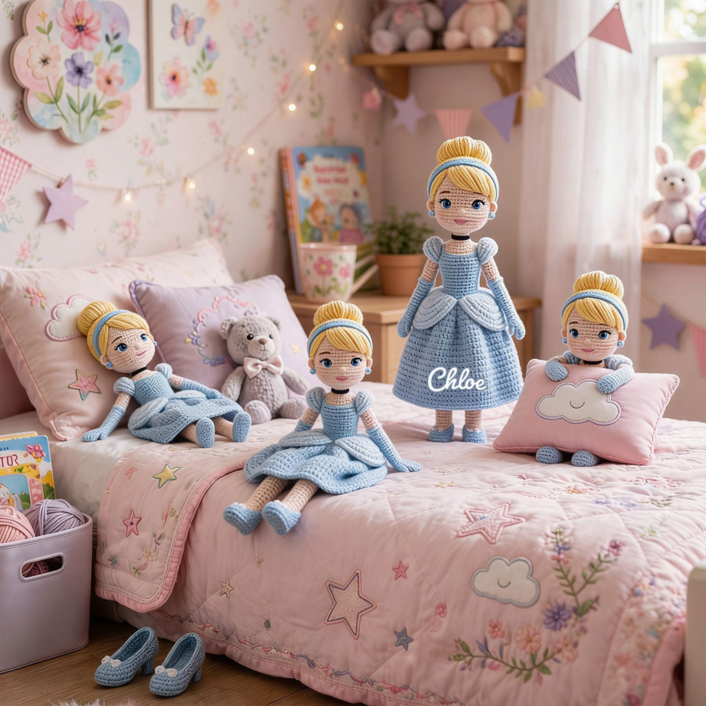 Beautiful Friend - Personalized Beautiful Princess Posable Plush Doll