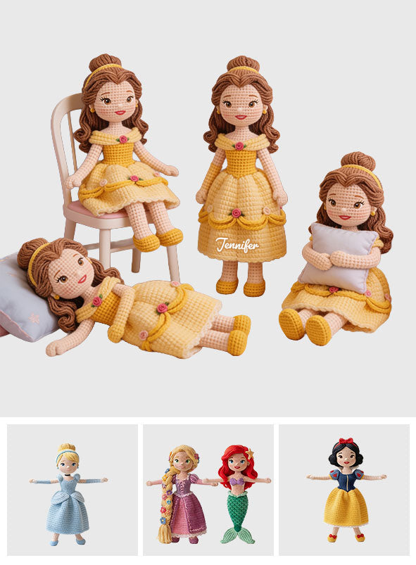 Beautiful Friend - Personalized Beautiful Princess Posable Plush Doll