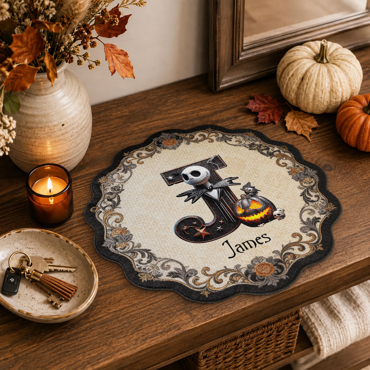 Dark Family - Personalized Nightmare Custom Shape Placemat