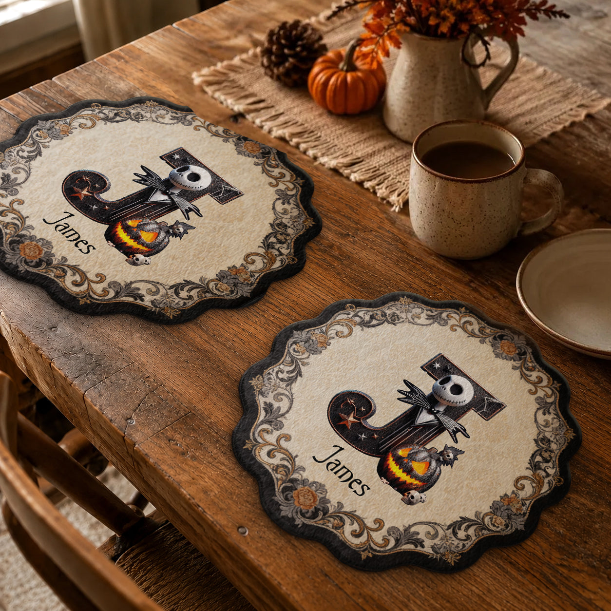 Dark Family - Personalized Nightmare Custom Shape Placemat