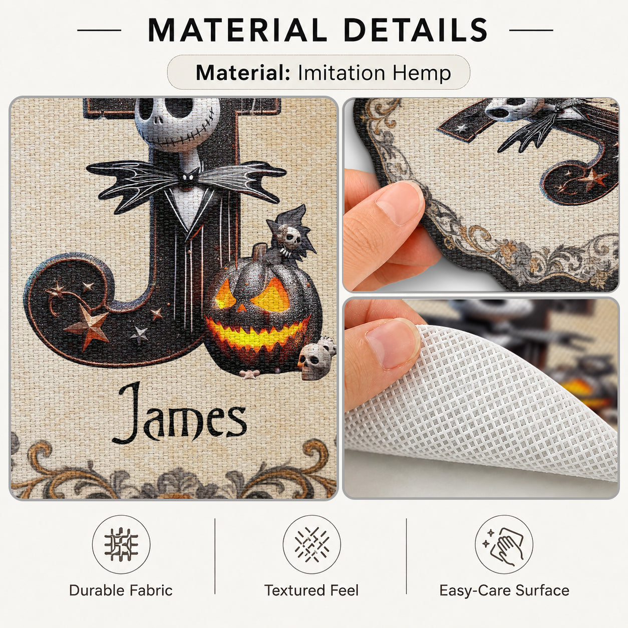 Dark Family - Personalized Nightmare Custom Shape Placemat