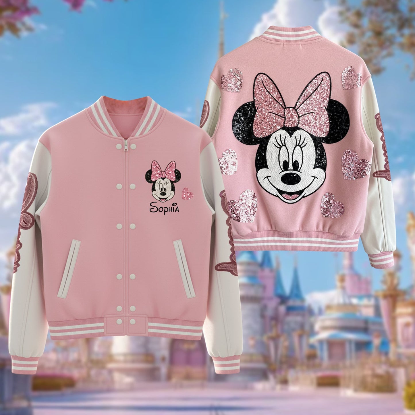 Magic Mouse - Personalized Mouse Varsity Jacket