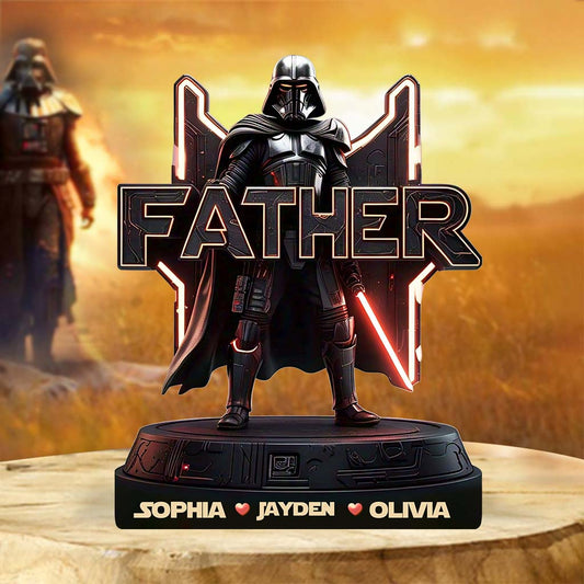 I'm Their Father - Personalized The Force Custom Shaped Acrylic Plaque