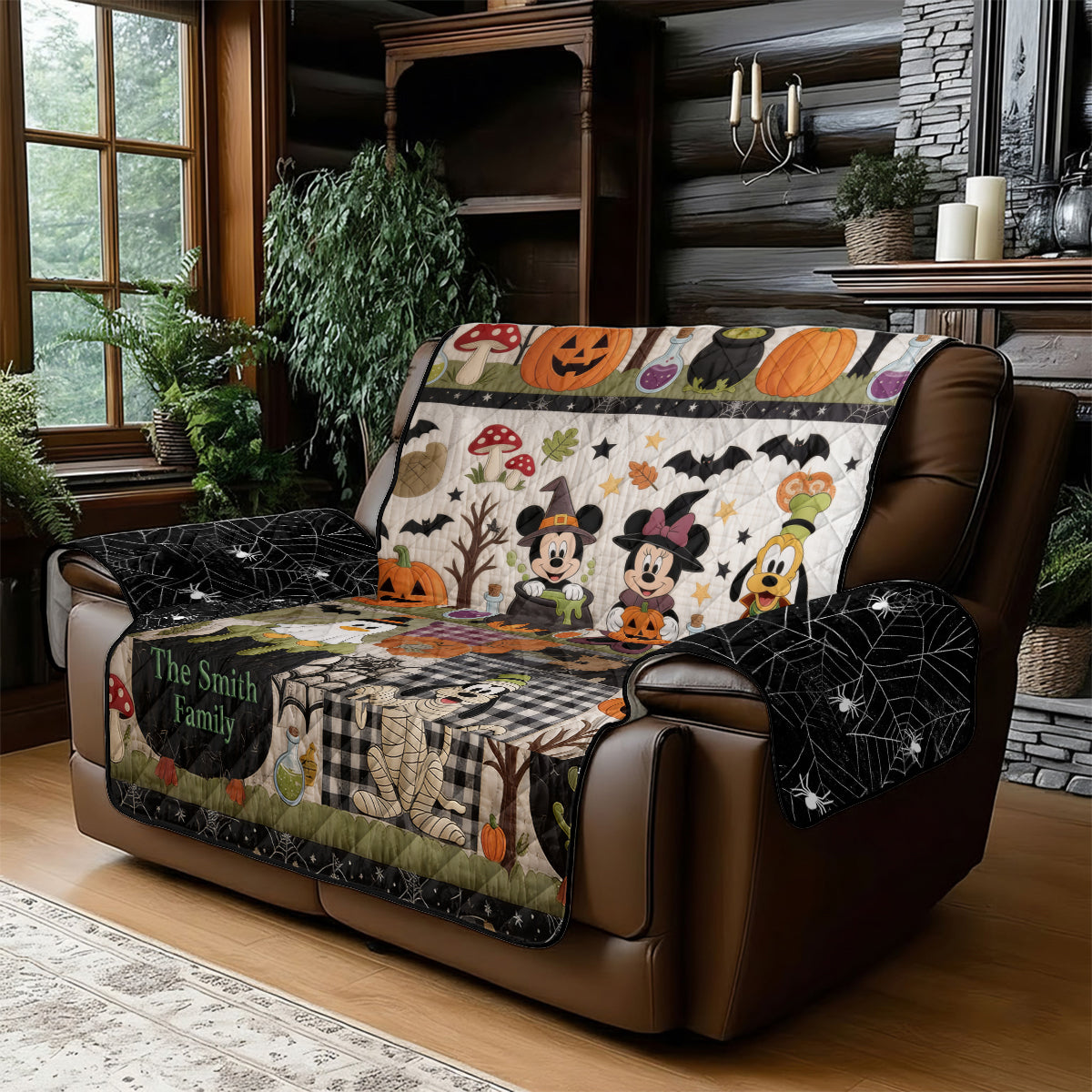 Cute Halloween Character - Personalized Mouse Quilted Sofa/Couch Cover