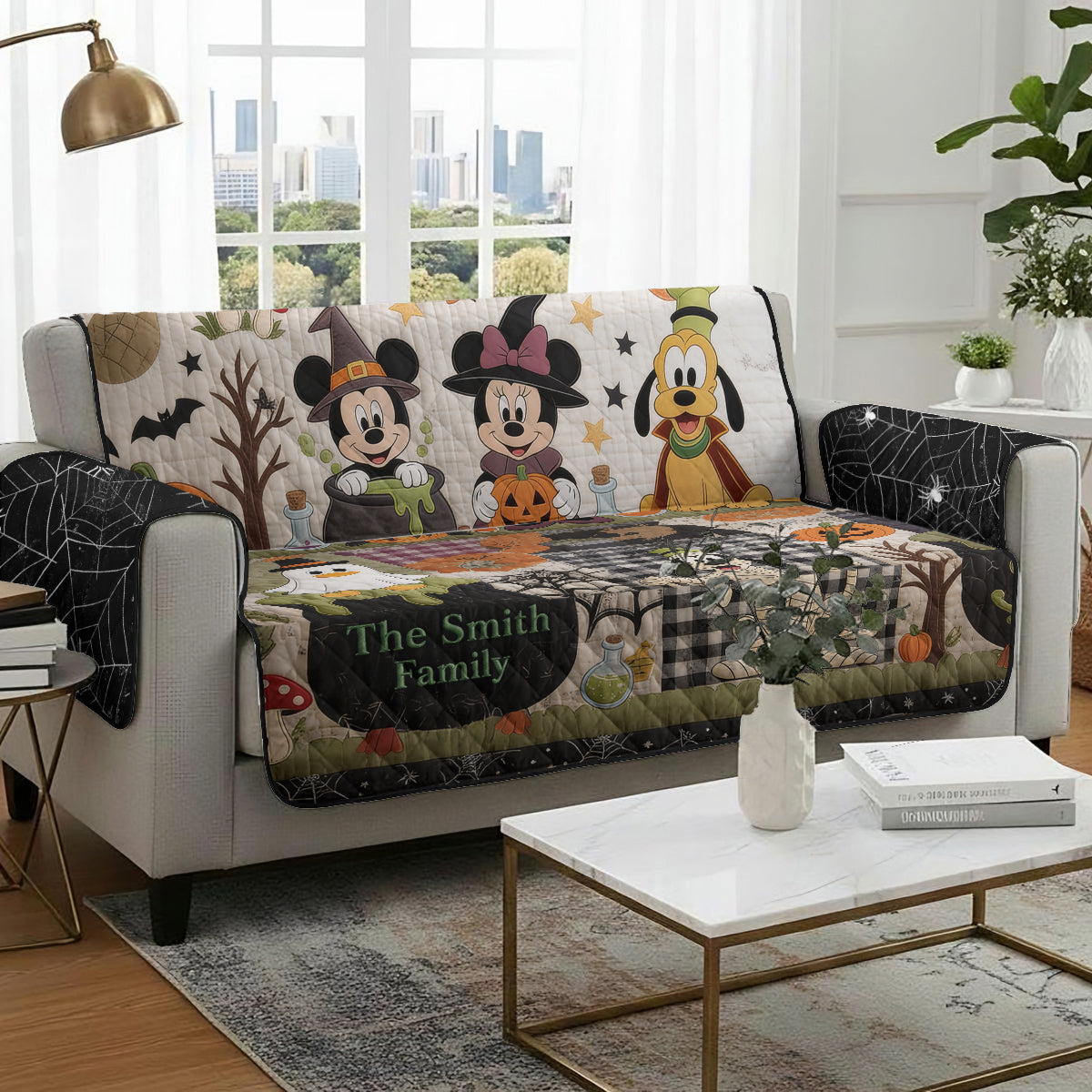 Cute Halloween Character - Personalized Mouse Quilted Sofa/Couch Cover