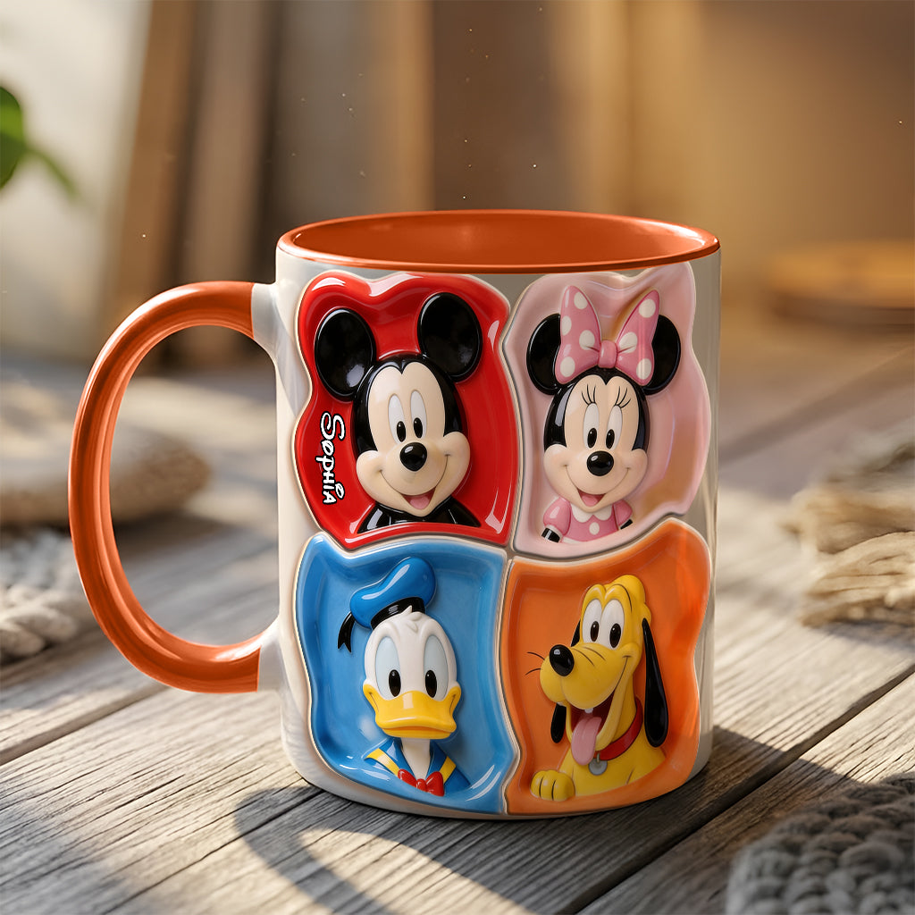 Magical Friends - Personalized Mouse 3D Printed Accent Mug