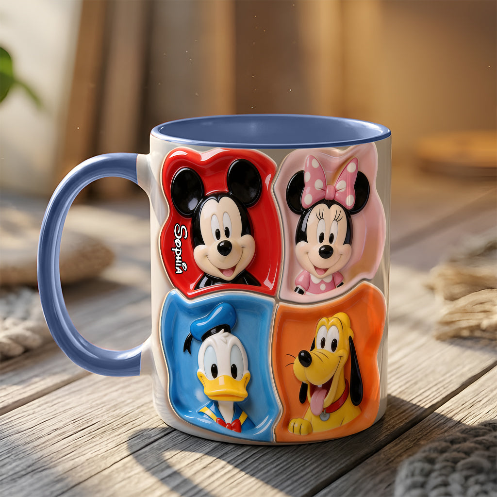 Magical Friends - Personalized Mouse 3D Printed Accent Mug