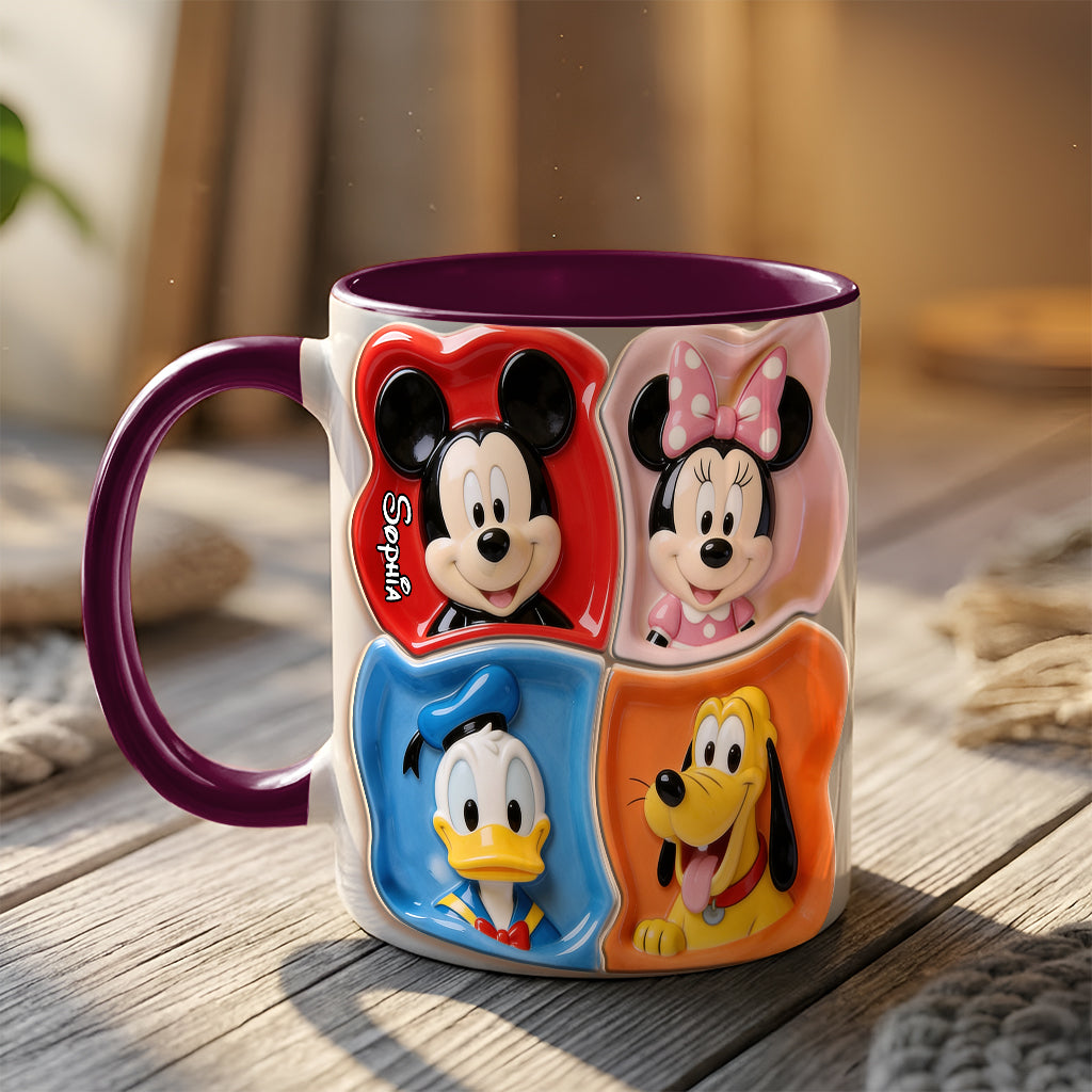 Magical Friends - Personalized Mouse 3D Printed Accent Mug