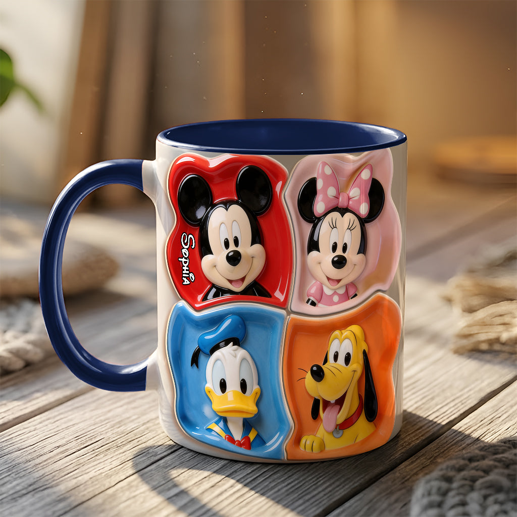 Magical Friends - Personalized Mouse 3D Printed Accent Mug