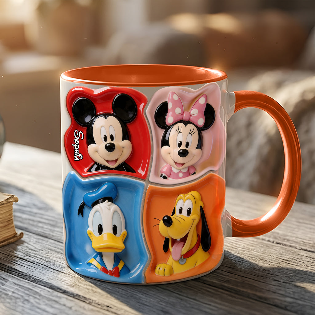 Magical Friends - Personalized Mouse 3D Printed Accent Mug