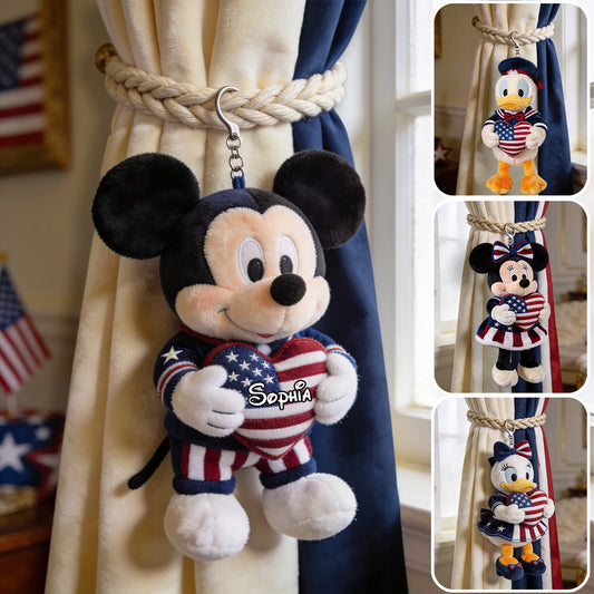 Cute Mouse Ears - Personalized Mouse Plush Keychain