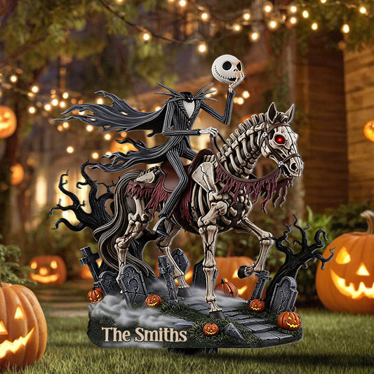 Headless Knight - Personalized Nightmare Acrylic Plaque Stake