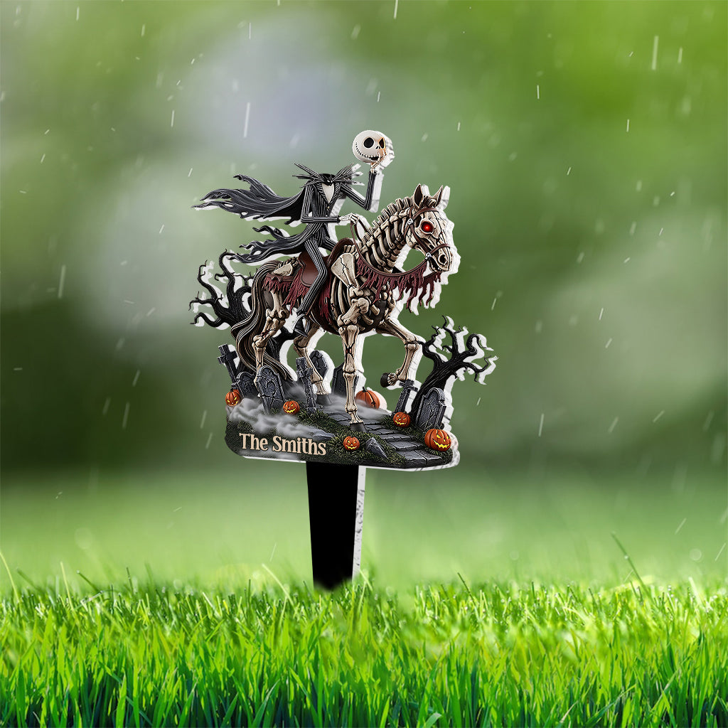 Headless Knight - Personalized Nightmare Acrylic Plaque Stake