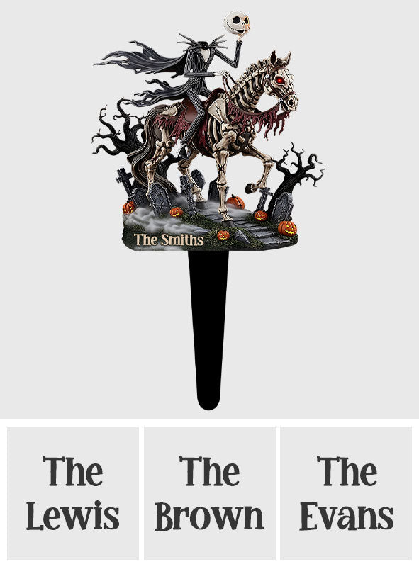 Headless Knight - Personalized Nightmare Acrylic Plaque Stake