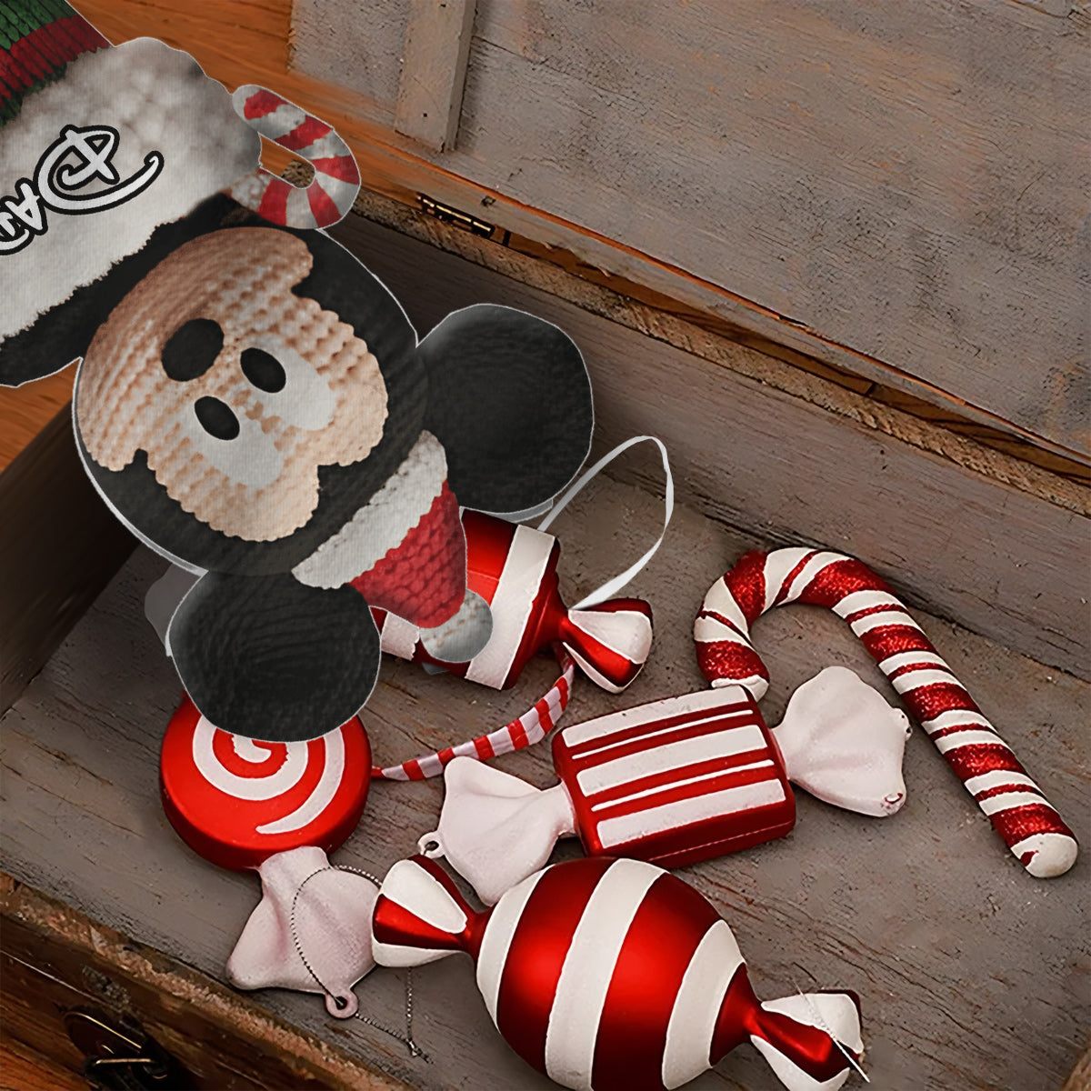 Magical Moments - Personalized Mouse Shaped Christmas Stocking