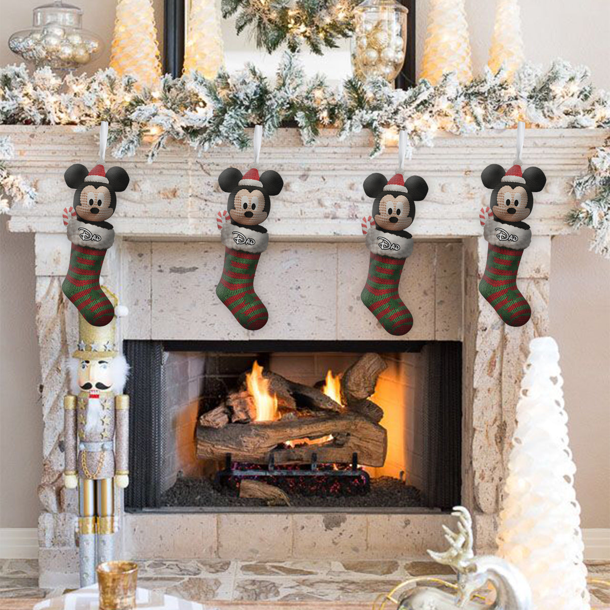 Magical Moments - Personalized Mouse Shaped Christmas Stocking