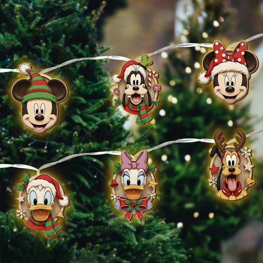 Merry Christmas - Personalized Mouse String Lights