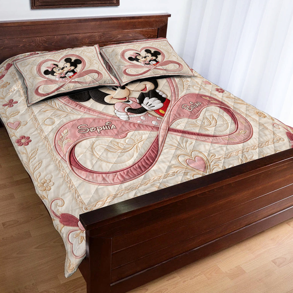 You & Me We Got This - Personalized Mouse Quilt Set