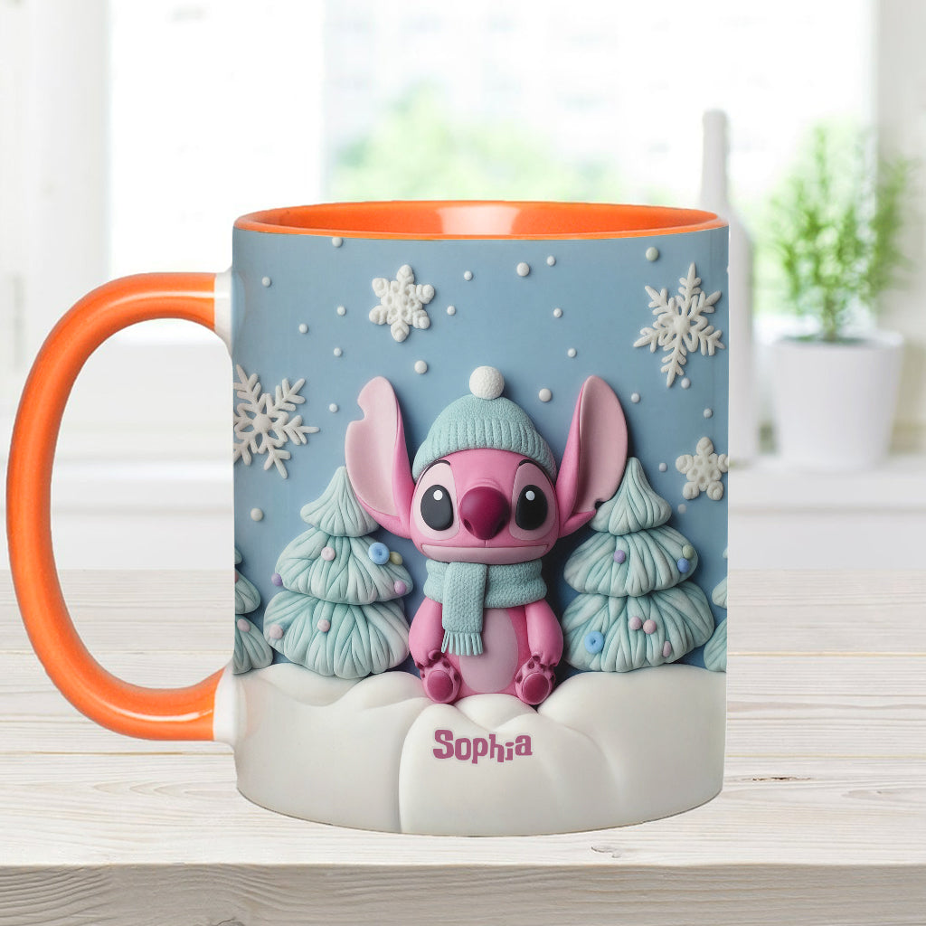Merry Christmas - Personalized Ohana Accent Mug