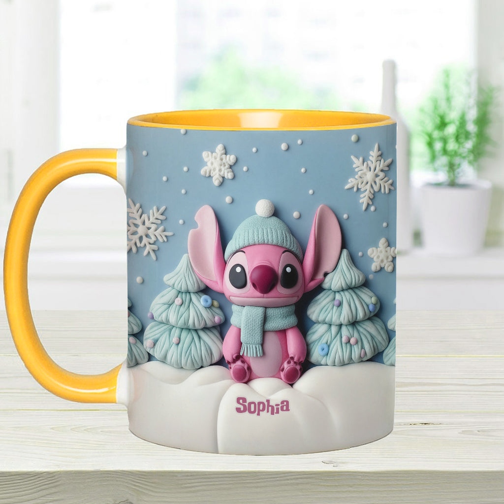 Merry Christmas - Personalized Ohana Accent Mug