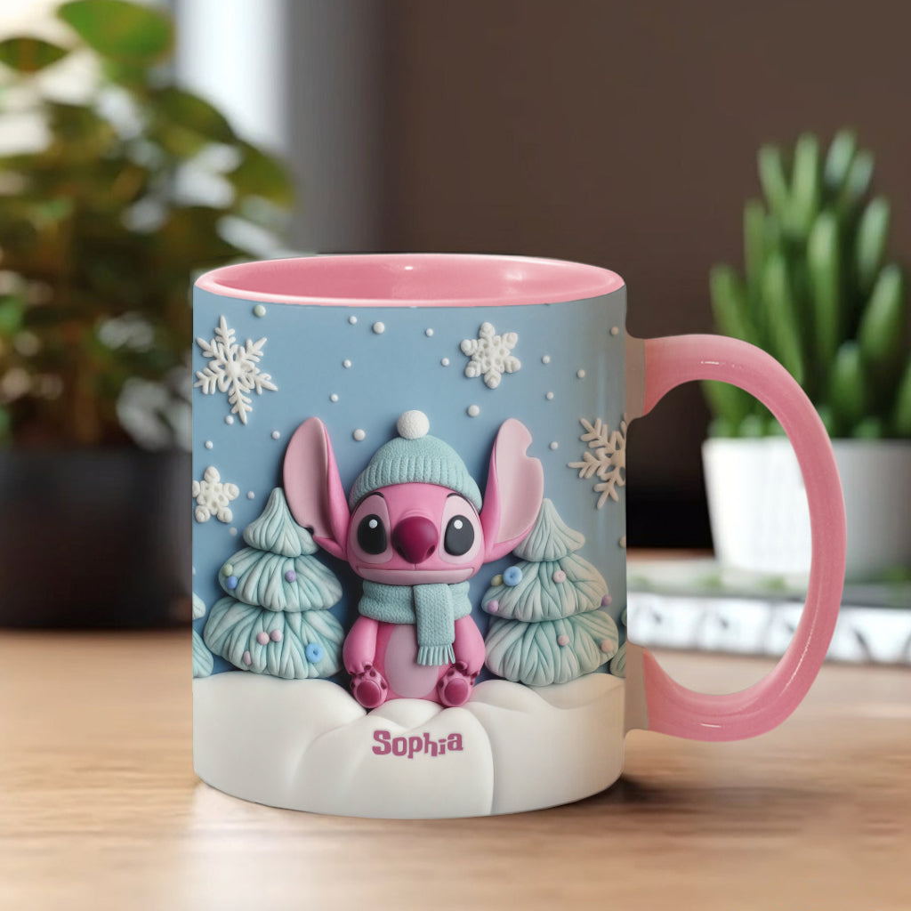Merry Christmas - Personalized Ohana Accent Mug