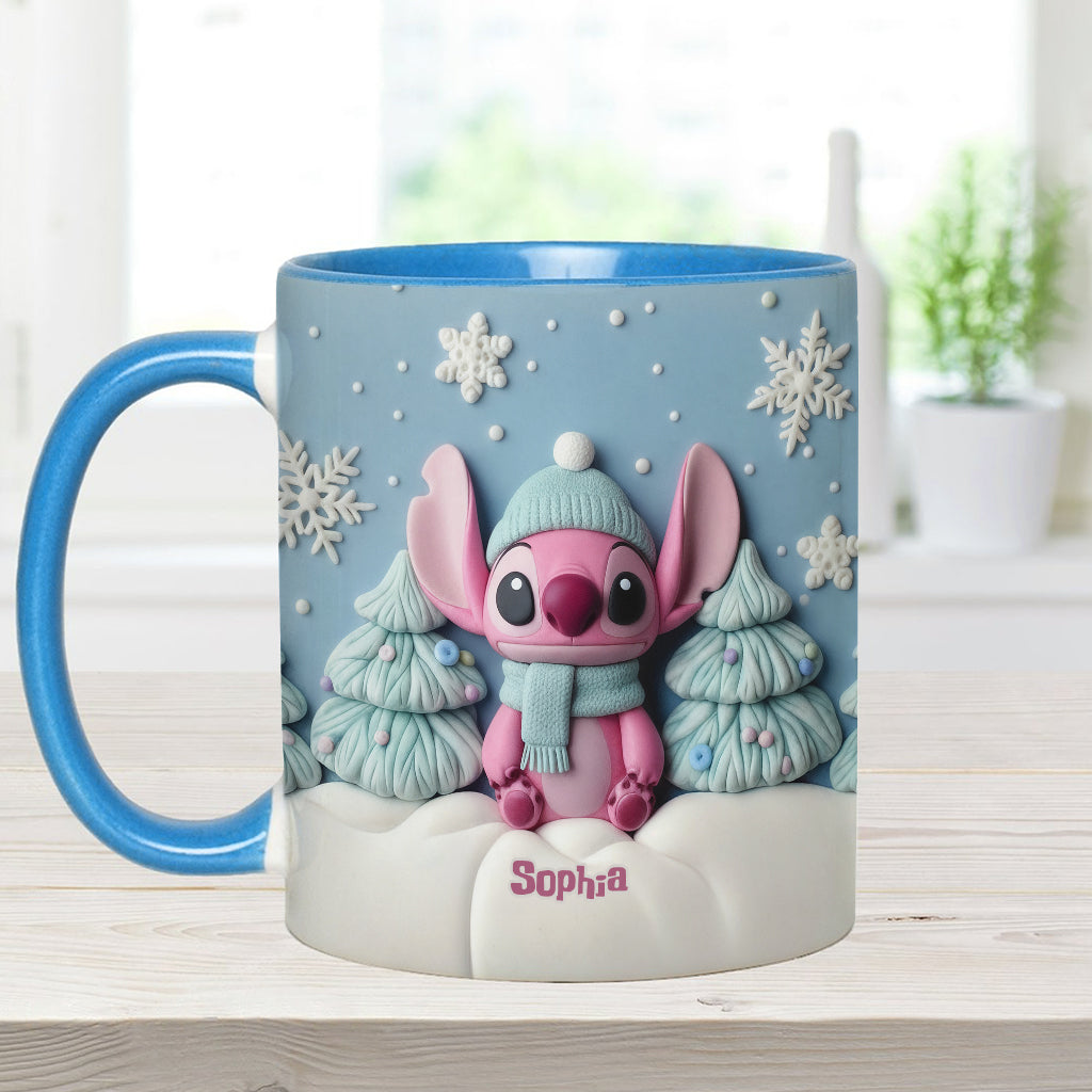 Merry Christmas - Personalized Ohana Accent Mug