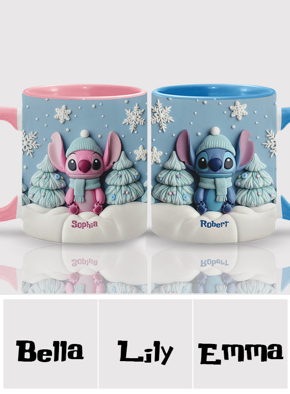 Merry Christmas - Personalized Ohana Accent Mug