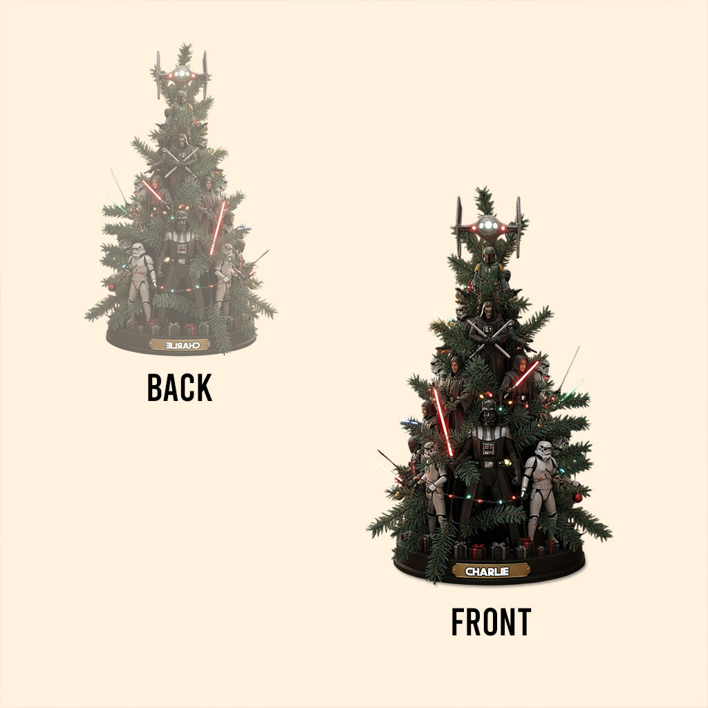 Joy To The Galaxy - Personalized The Force Custom Shaped Acrylic Plaque