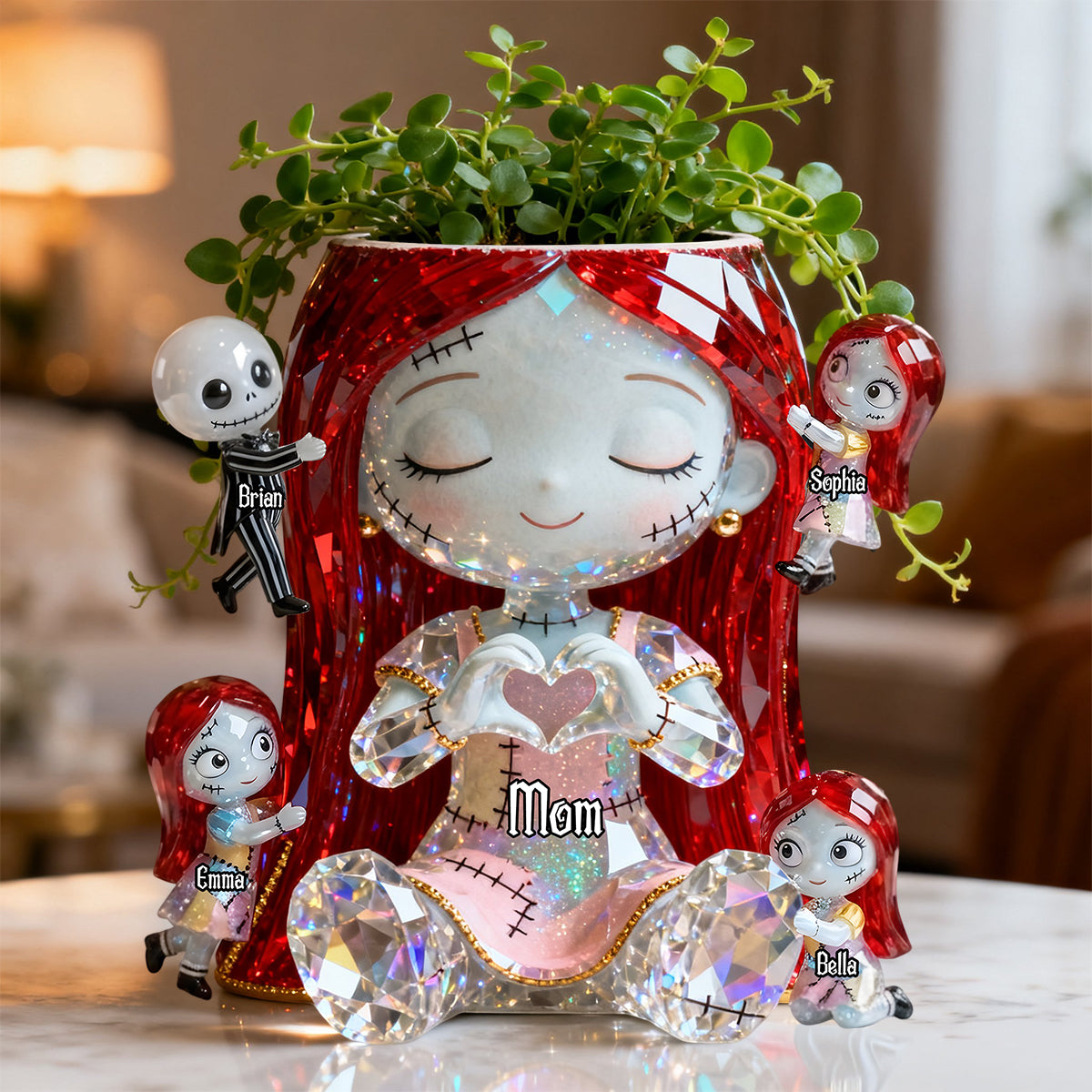 Gothic Cute Mom - Personalized Nightmare Acrylic Pot