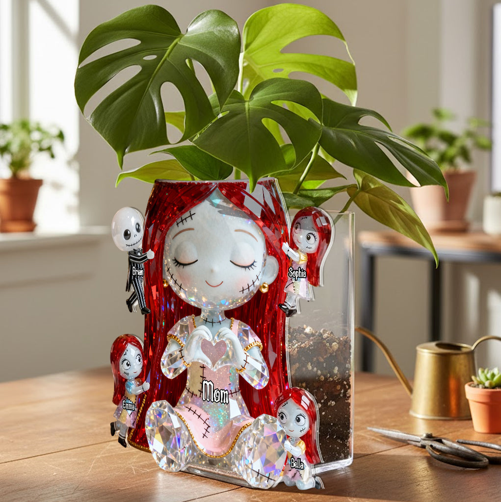 Gothic Cute Mom - Personalized Nightmare Acrylic Pot