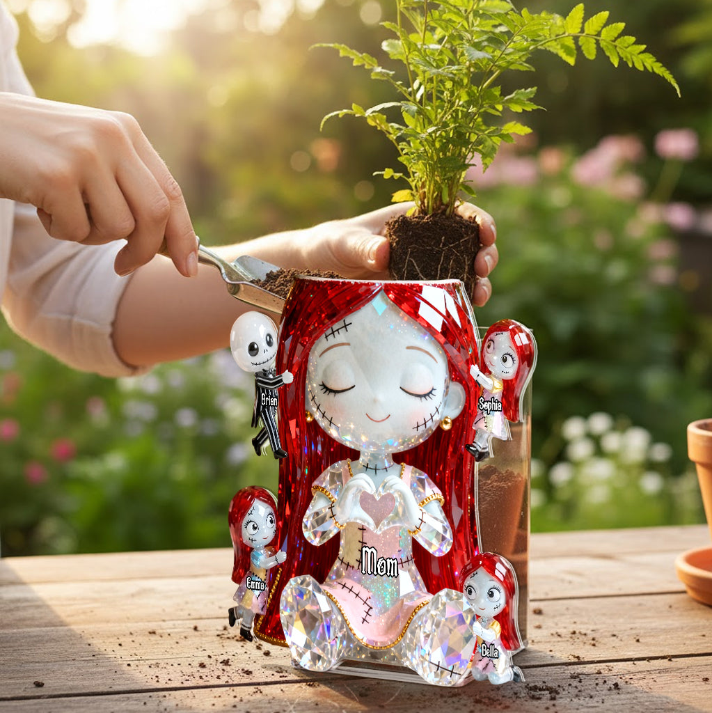 Gothic Cute Mom - Personalized Nightmare Acrylic Pot