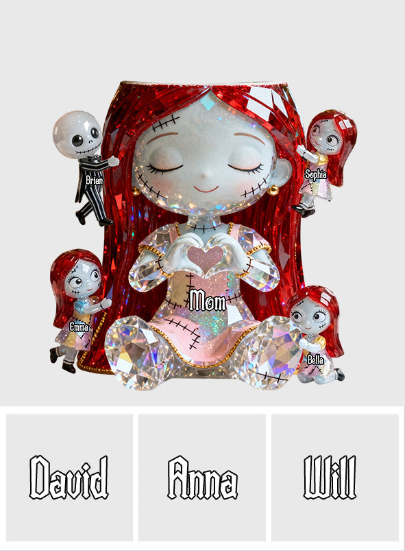 Gothic Cute Mom - Personalized Nightmare Acrylic Pot