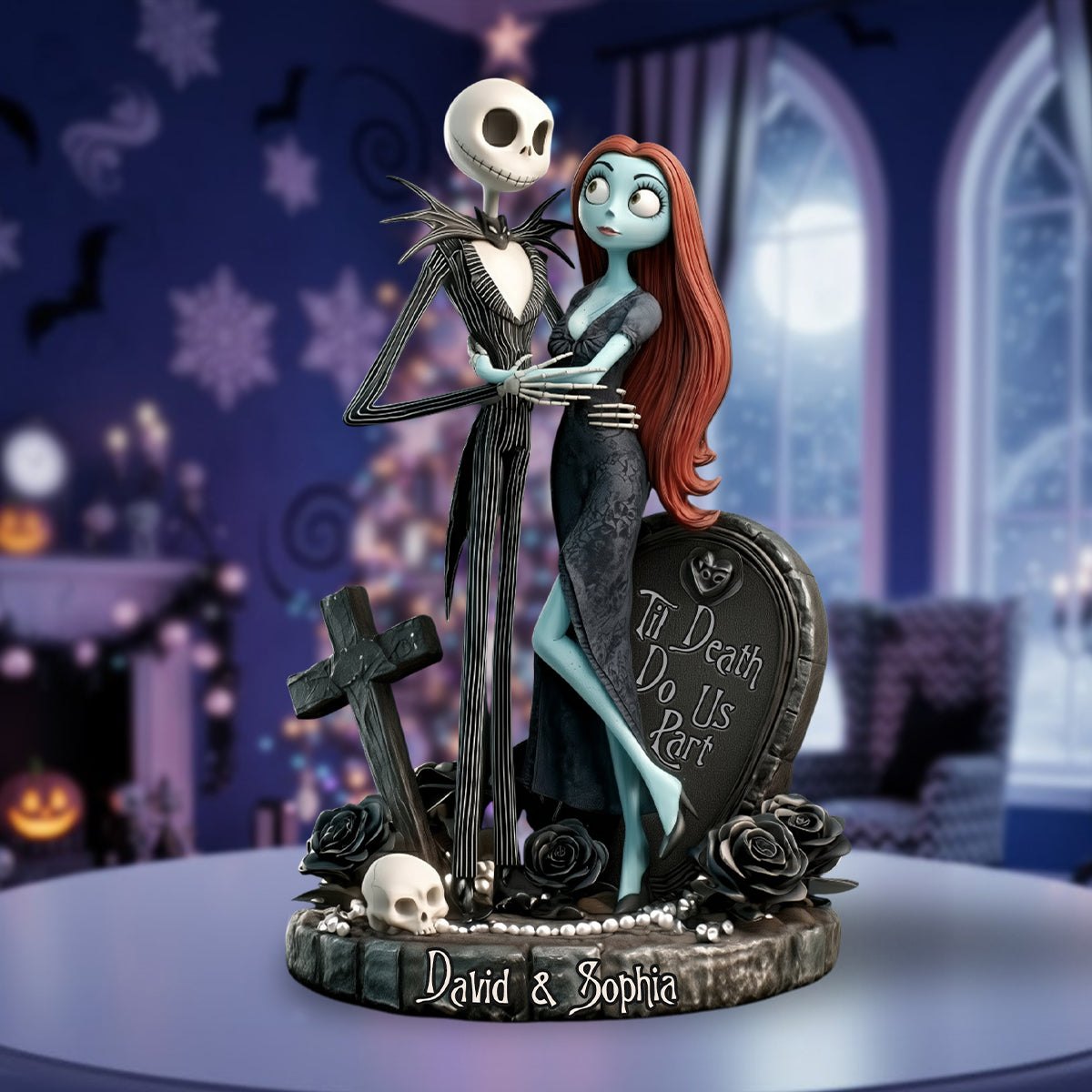 Til Death Do Us Part - Personalized Nightmare Custom Shaped Acrylic Plaque