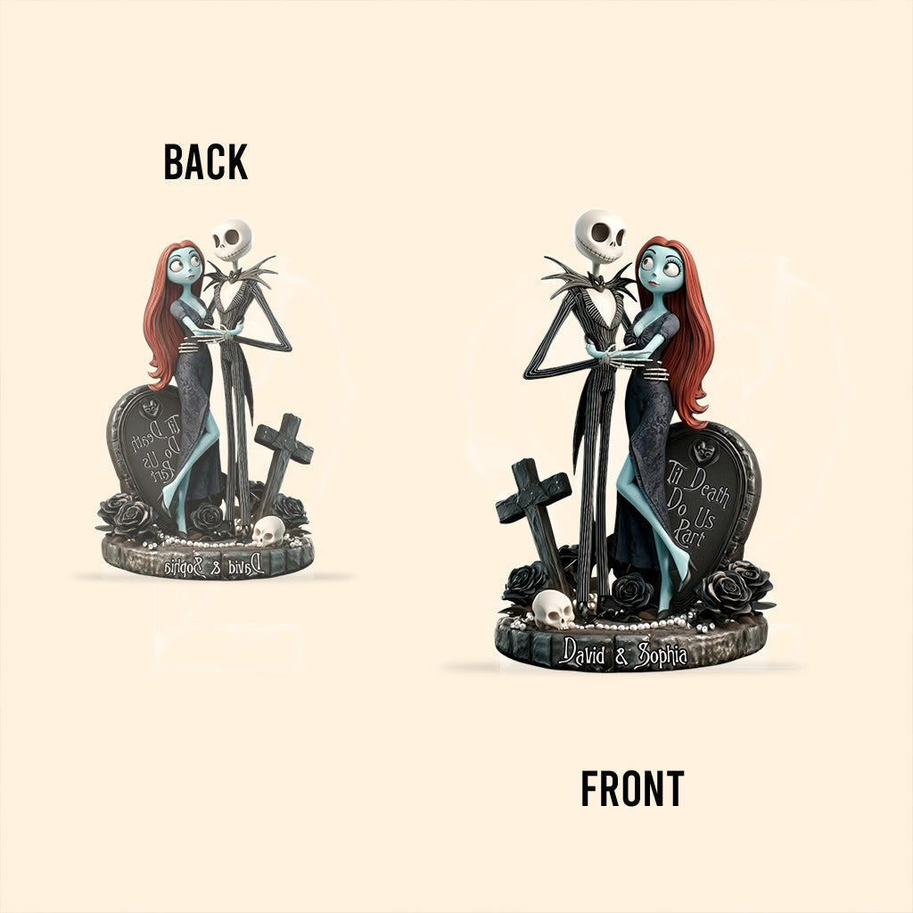 Til Death Do Us Part - Personalized Nightmare Custom Shaped Acrylic Plaque