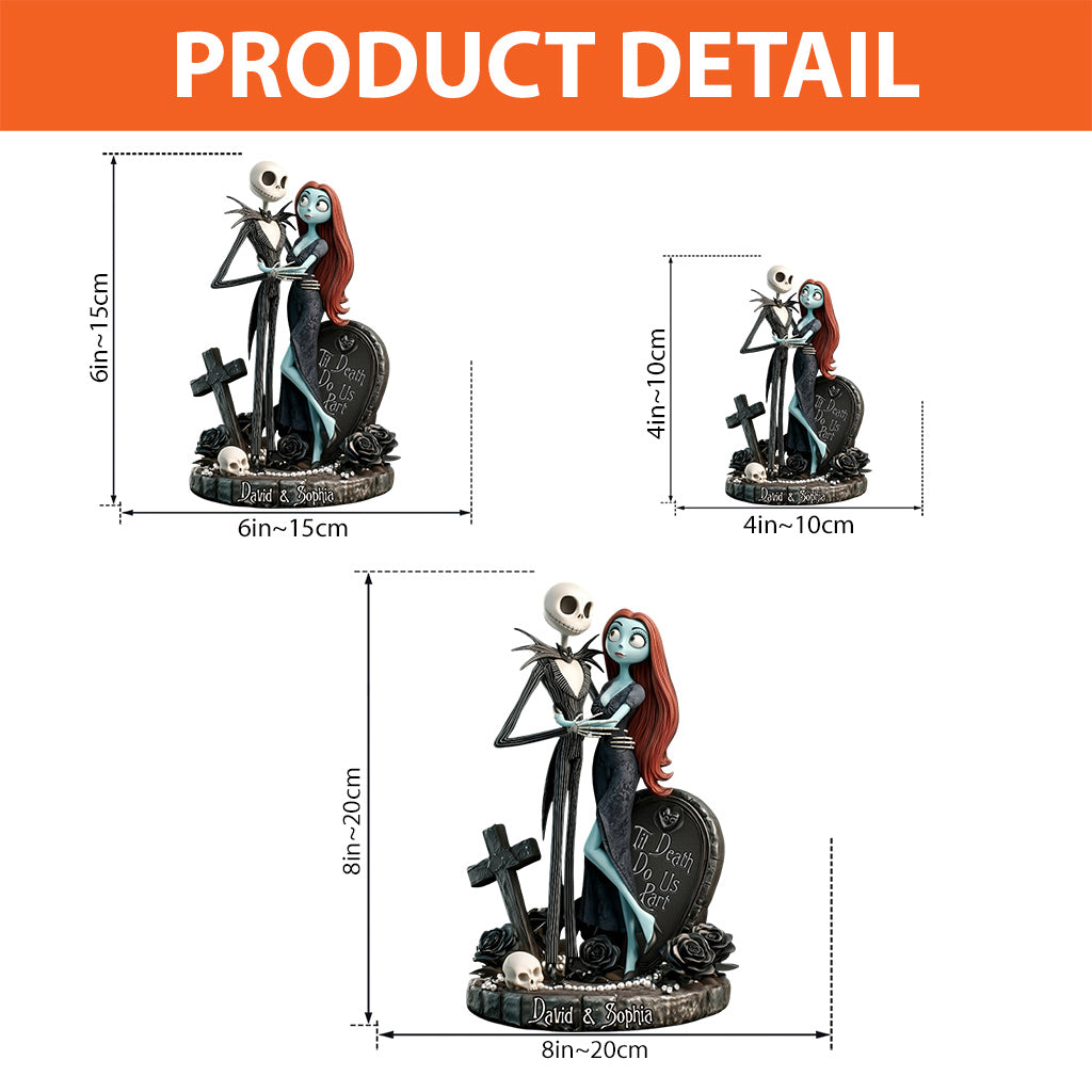 Til Death Do Us Part - Personalized Nightmare Custom Shaped Acrylic Plaque